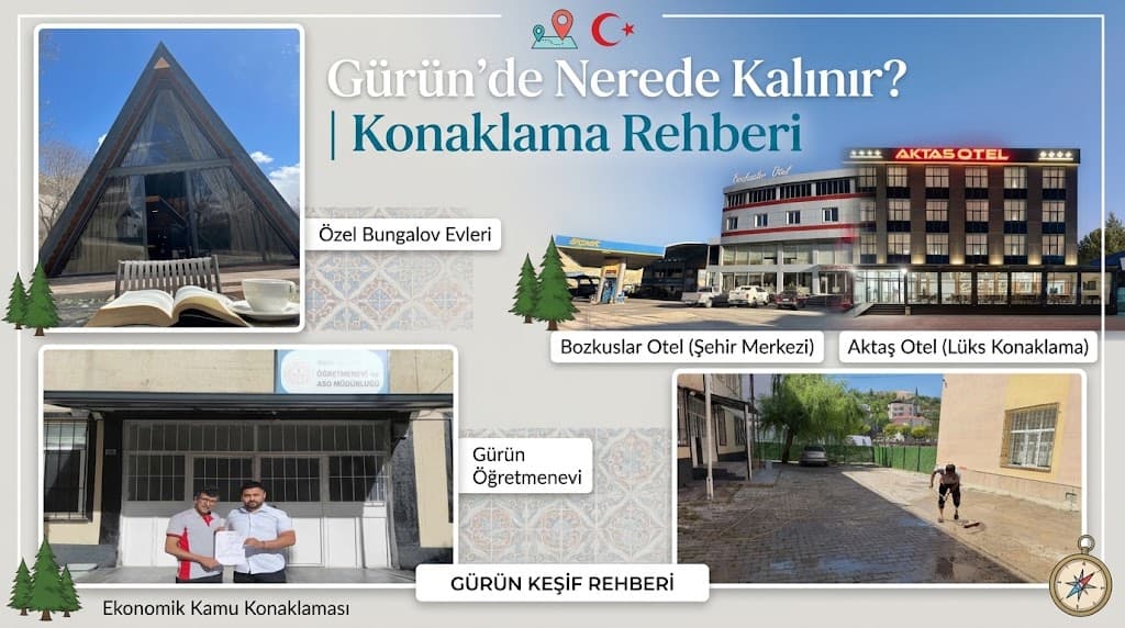 Gürün'de Nerede Kalınır? | Konaklama Rehberi